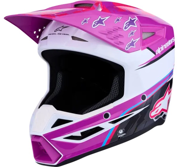 ALPINESTARS(MX) Offroad - HELMET YTH SM3 FALCON PU/WH/PK