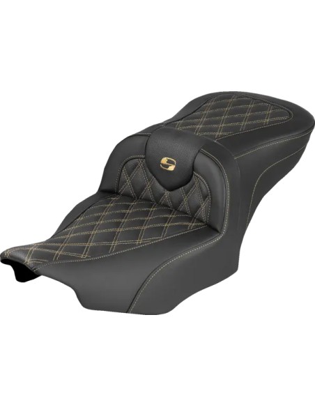 SADDLEMEN Sitzbänke - SEAT ROADSOFA LS ER GLD STITCH