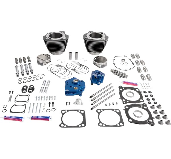 S&ampS CYCLE Zylinder, Zylindersätze & Big Bore Sätze - POWER PACK 132 HPT496 O/C CHAI