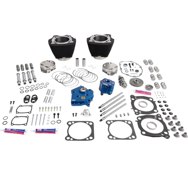 S&ampS CYCLE Zylinder, Zylindersätze & Big Bore Sätze - POWER PACK 132 HPT496 O/C GEAR