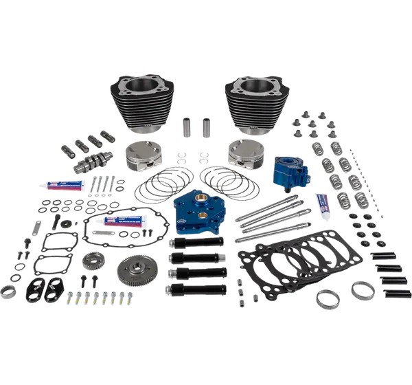 S&ampS CYCLE Zylinder, Zylindersätze & Big Bore Sätze - POWER PACK 129 HPT496 O/C GEAR