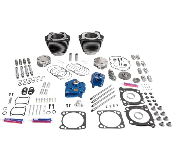 S&ampS CYCLE Zylinder, Zylindersätze & Big Bore Sätze - POWER PACK 129 HPT496 O/C GEAR
