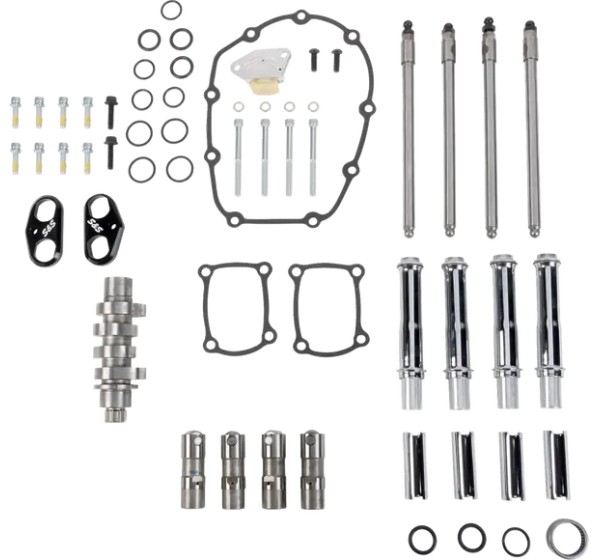 S&ampS CYCLE Ventilsteuerung - KIT CAMSHAFT 496 CHAIN CHROME