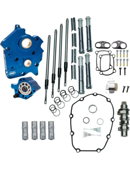 S&ampS CYCLE Ventilsteuerung - CAM CHEST KIT 475C - M8 - CHRO