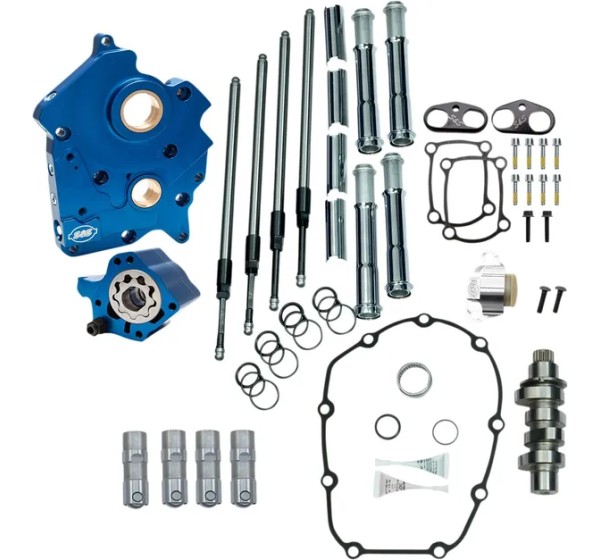 S&ampS CYCLE Ventilsteuerung - CAM CHEST KIT 475C - M8 - CHRO