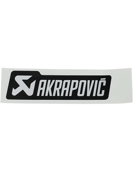 AKRAPOVIC Dekorsätze & Aufkleber - STICKER MONO AL BLK