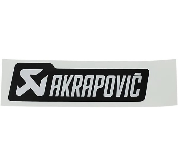 AKRAPOVIC Dekorsätze & Aufkleber - STICKER MONO AL BLK
