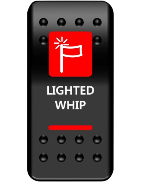 MOOSE OFFROAD Montagematerial & Zubehör - SWITCH ROCKER LIGTWHIP-RD