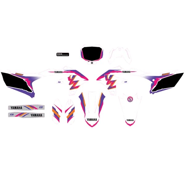 D'COR VISUALS Dekorsätze & Aufkleber für YAMAHA YZ 250 F 2024