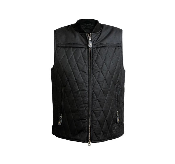 JOHN DOE Westen - VEST LOWRIDER WAX BLACK 5XL