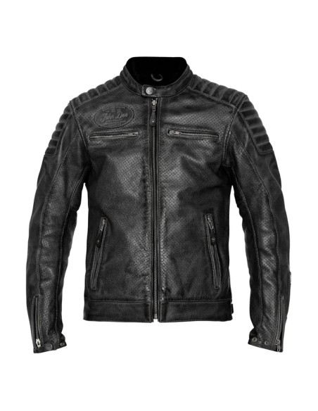 JOHN DOE Jacken - JACKET STORM LEATHER BLACK 3XL