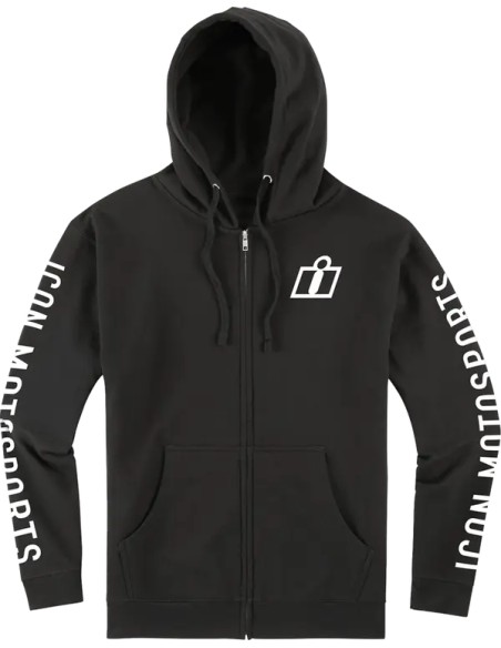 ICON Hoodies, Sweatshirts & Jacken - HOODIE ZIP CLASICON BLK 3X