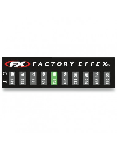 FACTORY EFFEX AUFKLEBER TEMPERATUR FX