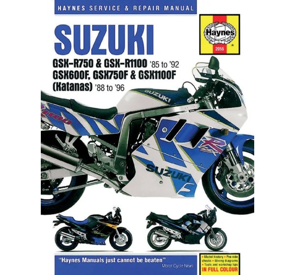 HAYNES Handbücher für SUZUKI GSX 600 F 1988-1996