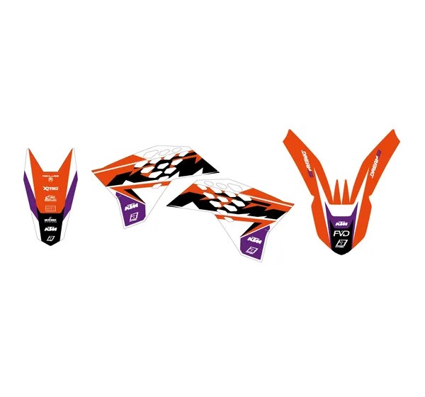 BLACKBIRD RACING Dekorsätze & Aufkleber für KTM EXC 125 2008-2011