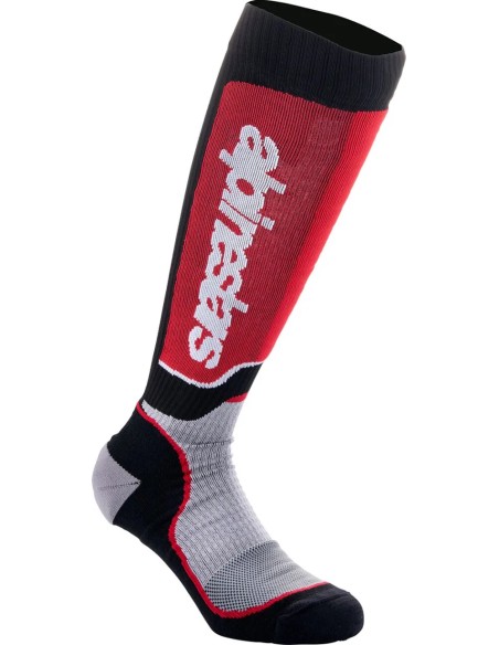 ALPINESTARS(MX) Socken - SOCK MX PLUS BLK/RED/GY L