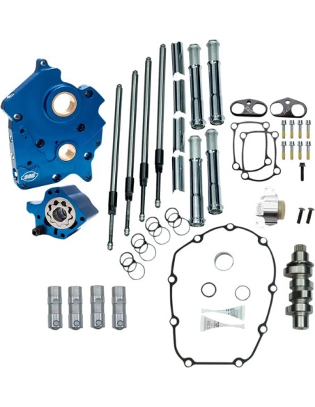 S&ampS CYCLE Ventilsteuerung - CAM CHEST KIT VVT W/CHRM PUSHR