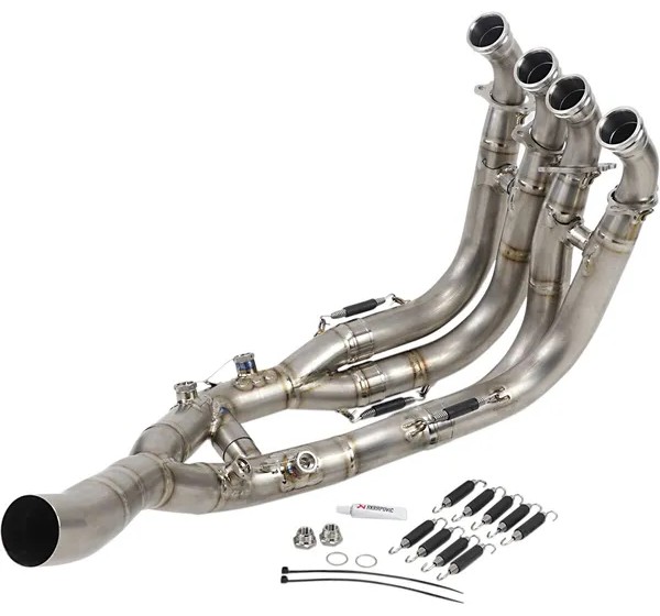 AKRAPOVIC Krümmer & Mittelrohre - Detailansicht