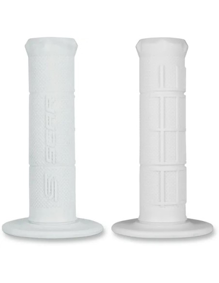 SCAR RACING Griffe - GRIP HALF WAFFLE WH