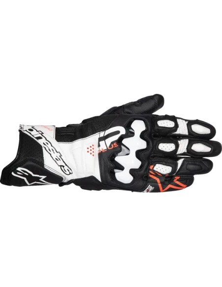 ALPINESTARS Straße - GLOVE GP+ R V3 LTHRBK/WT/RD 2X