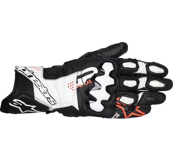 ALPINESTARS Straße - GLOVE GP+ R V3 LTHRBK/WT/RD 2X