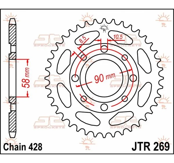 JT SPROCKETS Ritzel & Kettenräder - Detailansicht