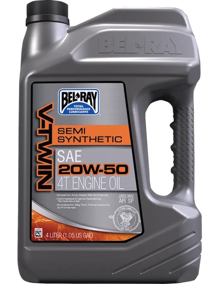 BEL-RAY Öl- und Schmierstoffe - OIL VTWIN SEMI 20W50 4L
