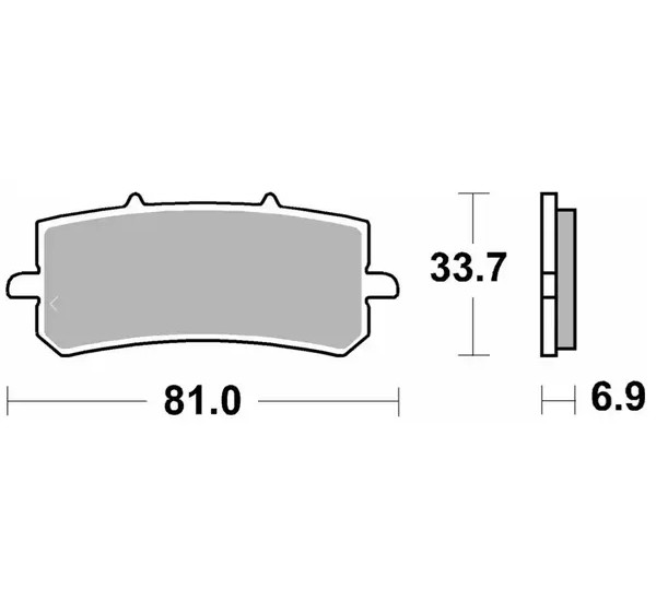 SBS Bremsbeläge & Bremsbacken - Detailansicht