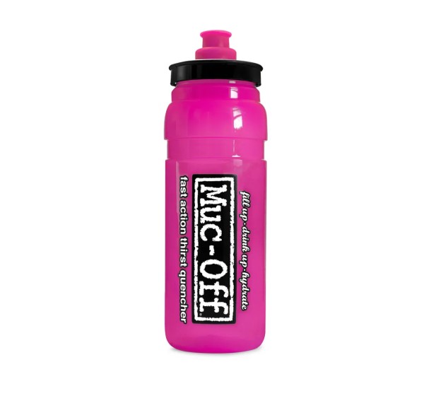 MUC-OFF Flaschen und Flaschenhalter - WATER BOTTLE PINK 550ML