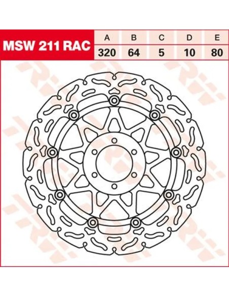 TRW Bremsscheiben für APRILIA RS 125 1992-2013