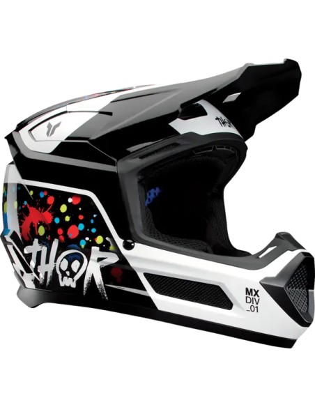 THOR Offroad - HELMET FLEET YTH SPLAT BLACK L