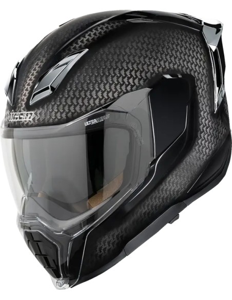ICON Integralhelm - HELMET ULTRAFLITE CARBON SILVE