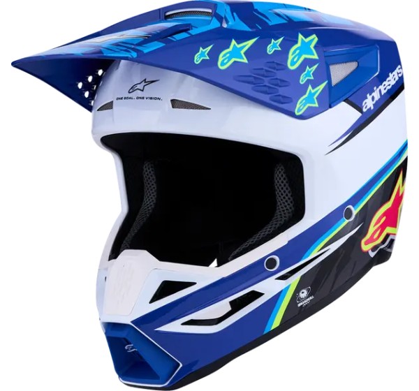 ALPINESTARS(MX) Offroad - HELMET SM3 FALCON BLU/BLK/PNK