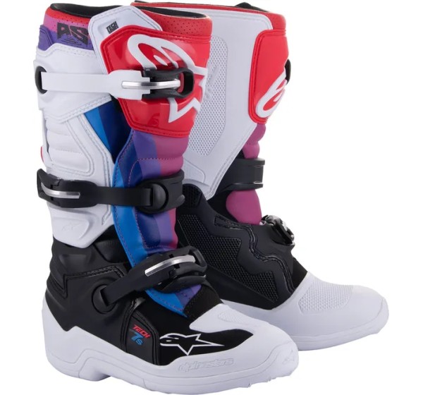 ALPINESTARS(MX) Offroad - BOOT TECH7S W/B/RAINBOW 8
