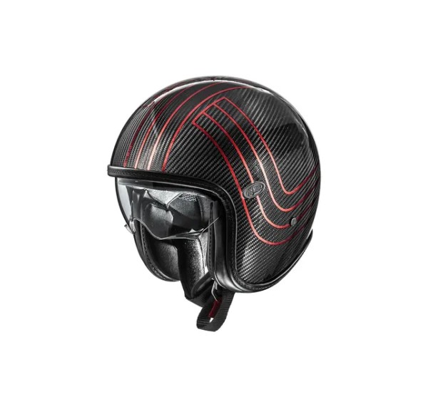 PREMIER HELMETS Open Face - HELMET VINTAGE PLATINUM CARBON