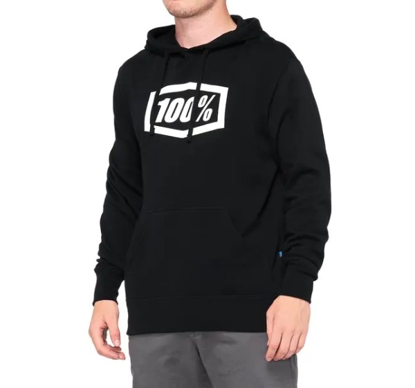 100% Hoodies, Sweatshirts & Jacken - HOODY ICON BK SM