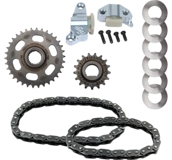 S&ampS CYCLE Ventilsteuerung - CHAIN DRIVE KIT W/ TENSIONER -