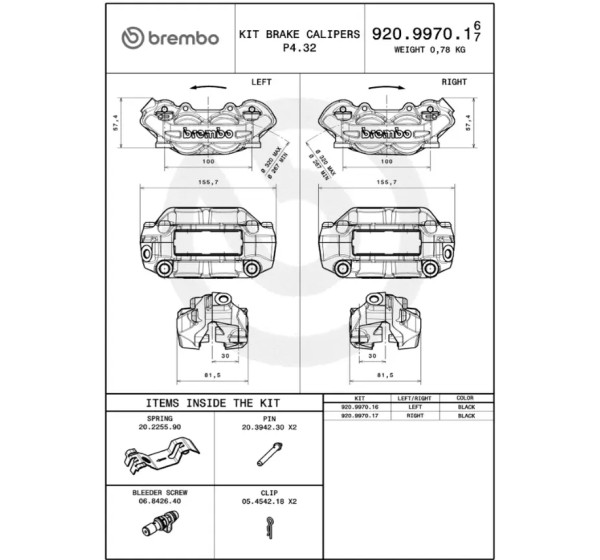 BREMBO Bremssattel - Detailansicht
