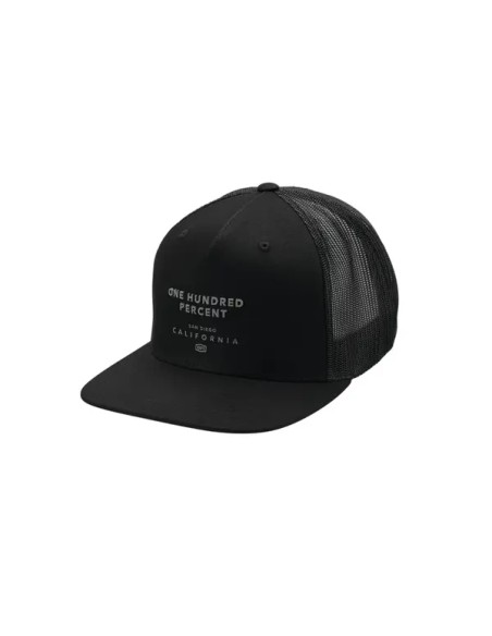 100% Kopf- & Halsbedeckungen - CAP MACK AJ FIT TRUCKER BLACK