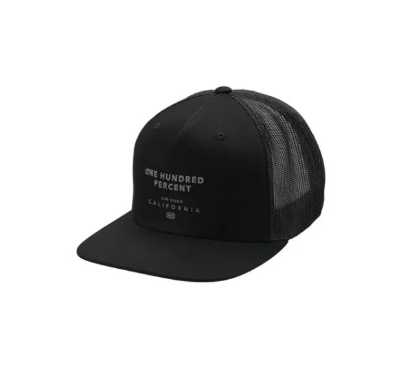 100% Kopf- & Halsbedeckungen - CAP MACK AJ FIT TRUCKER BLACK