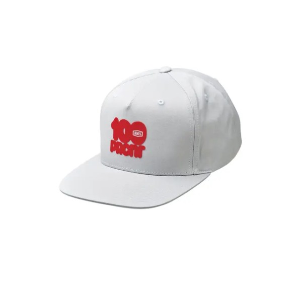 100% Kopf- & Halsbedeckungen - CAP ICON YOUTH SNAPBACK GREY