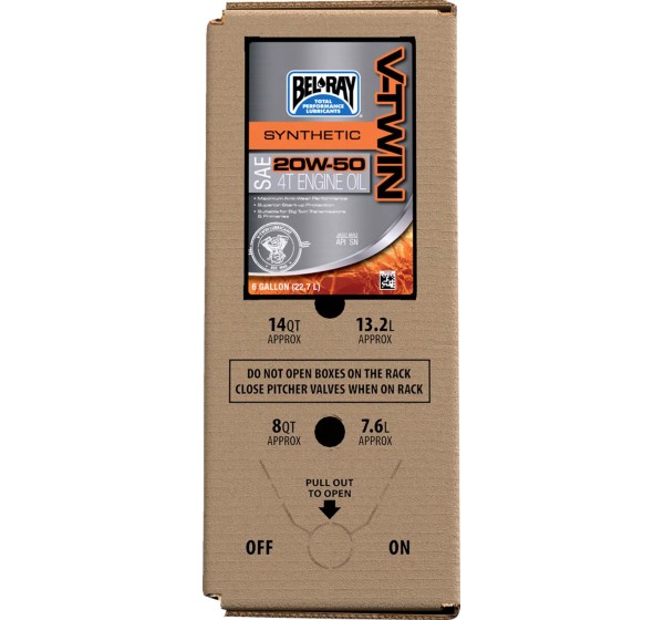 BEL-RAY Öl- und Schmierstoffe - OIL VTWIN SYNTHETIC 20W50 6 GA