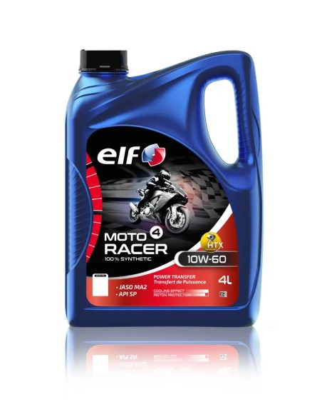 ELF Öl- und Schmierstoffe - OIL MOTO 4 RACER 10W-50 SYN 4L