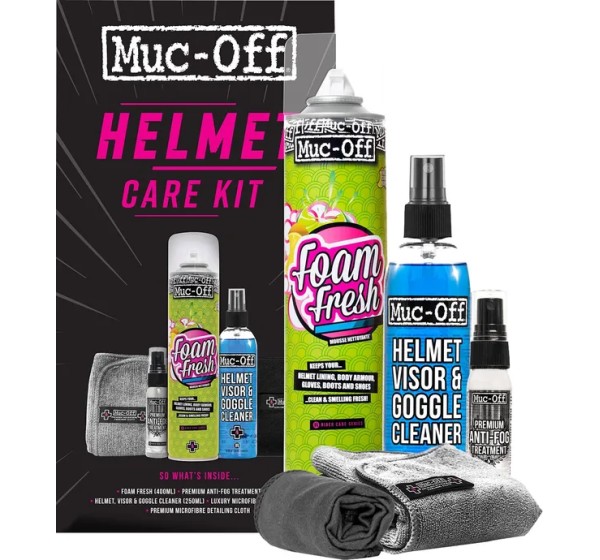 MUC-OFF Reiniger & Aufbewahrung - MUCOFF HELMET CARE KIT V2