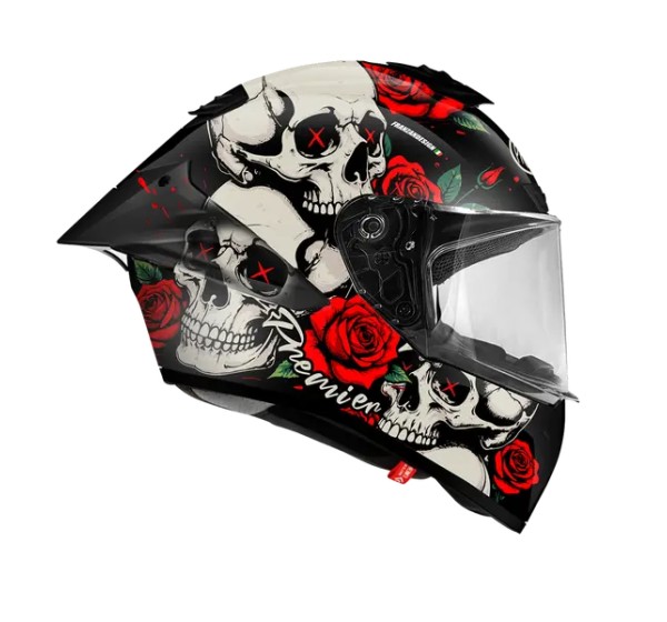 PREMIER HELMETS Integralhelm - HELMET MONZA RO 92BM 2X