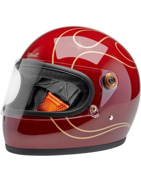 BILTWELL Integralhelm - HELMET GRINGO S GARNET RED FLA