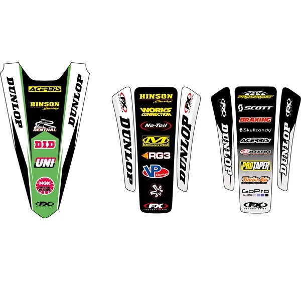 FACTORY EFFEX Dekorsätze & Aufkleber für KAWASAKI KX 450 ab 2024