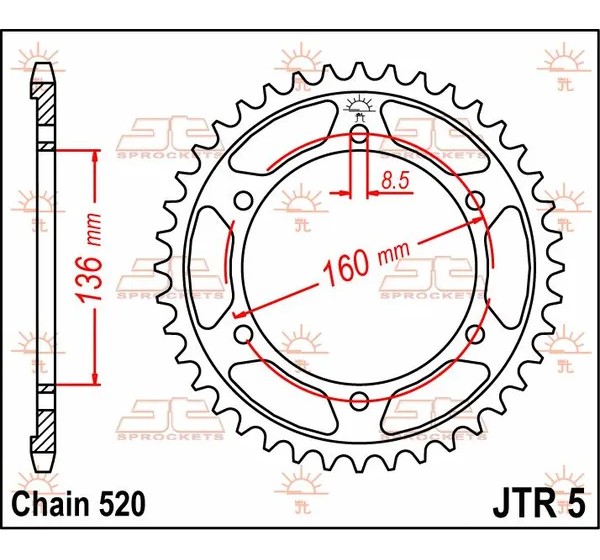 JT SPROCKETS Ritzel & Kettenräder - Detailansicht