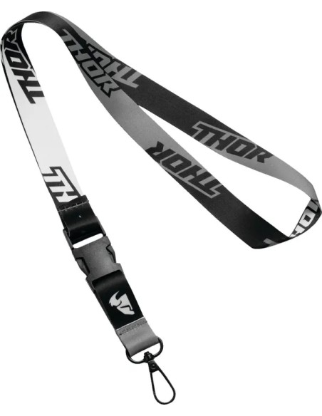 THOR Werbeartikel - LANYARD THOR BLACK/GRAY