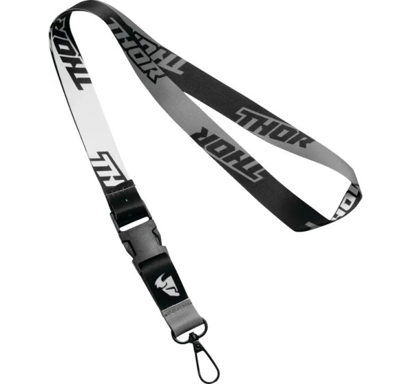 THOR Werbeartikel - LANYARD THOR BLACK/GRAY